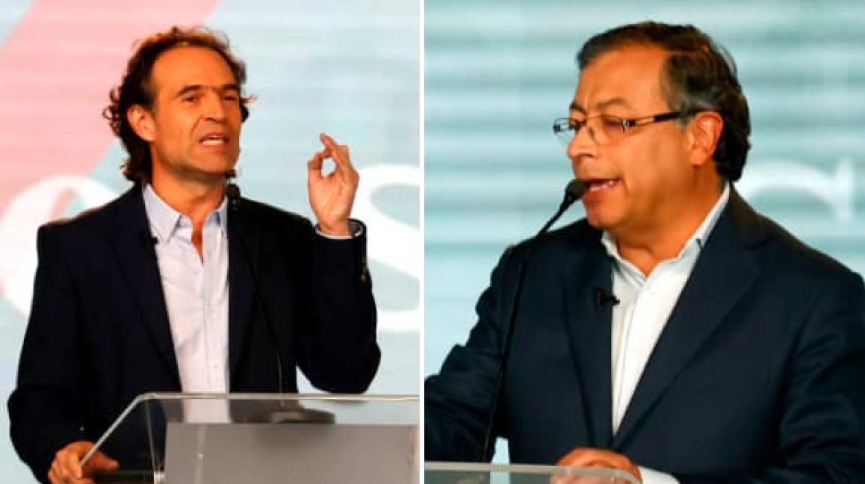 Fico Gutiérrez y Gustavo Petro, favoritos para llegar a la Presidencia.