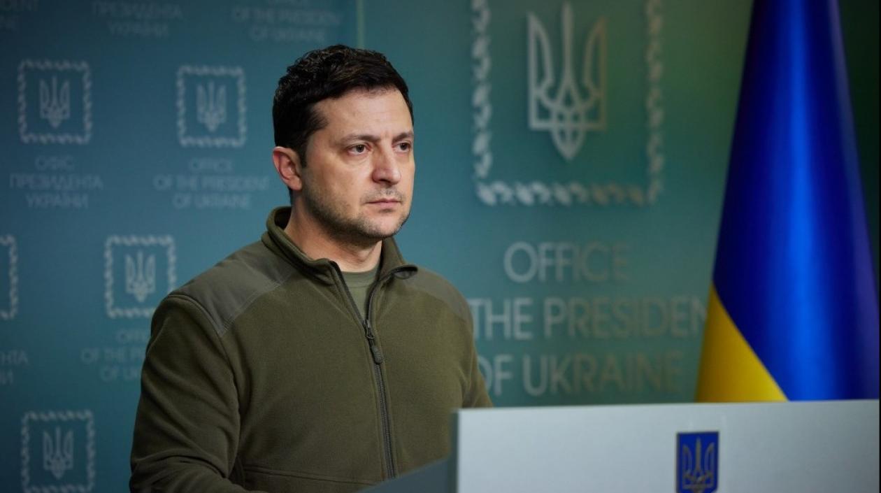 Presidente de Ucrania, Volodímir Zelenski.