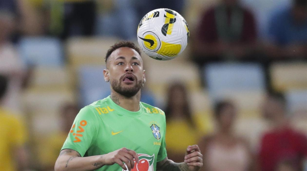 Neymar, delantero brasileño. 