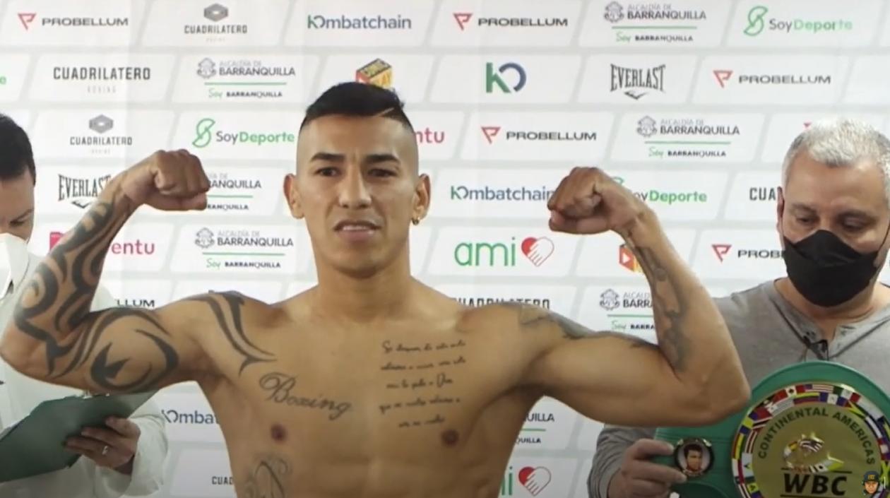 Pablo Carillo, boxeador colombiano. 