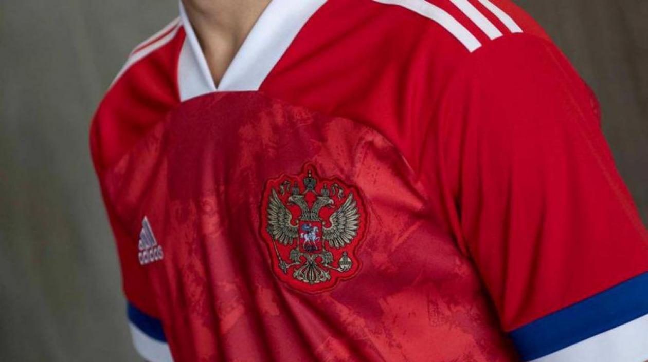 Escudo de la Selección Rusia. 
