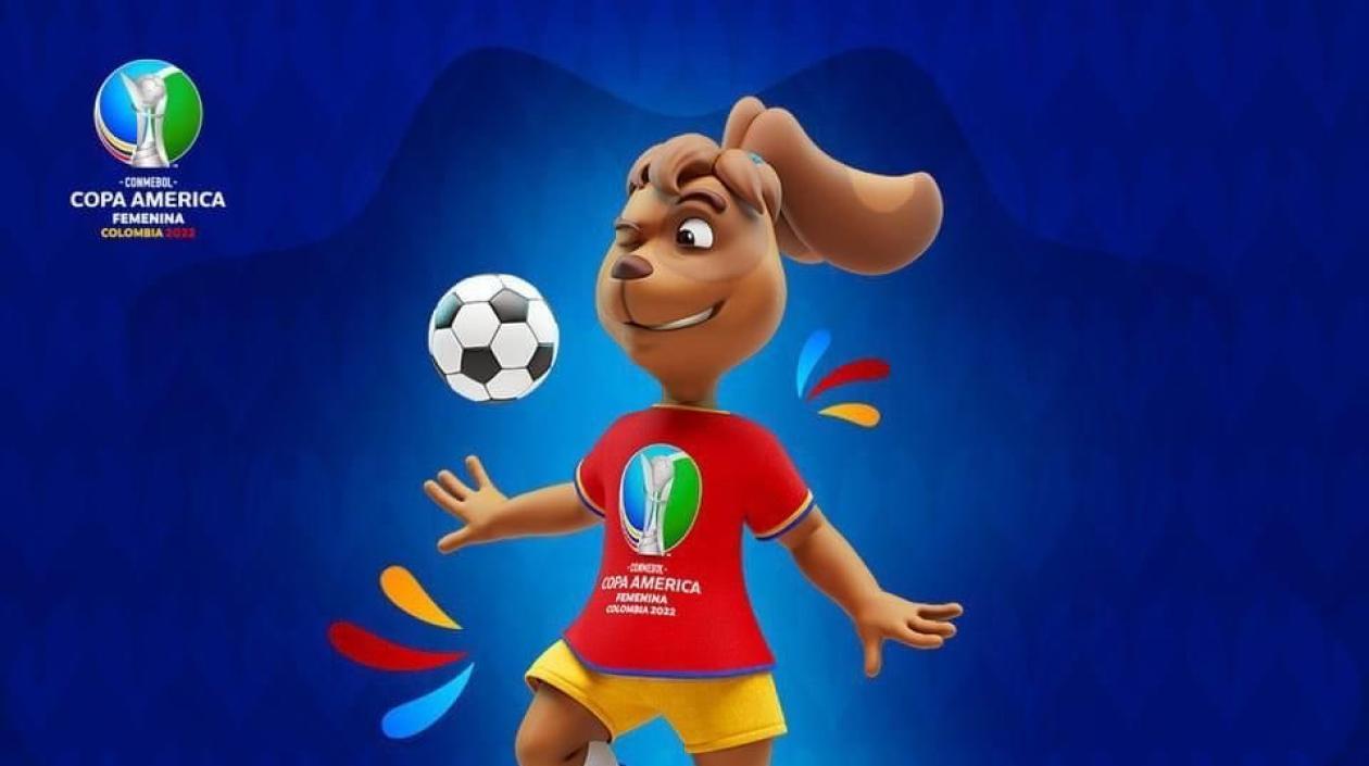 La mascota 'Alma' de la Copa América. 