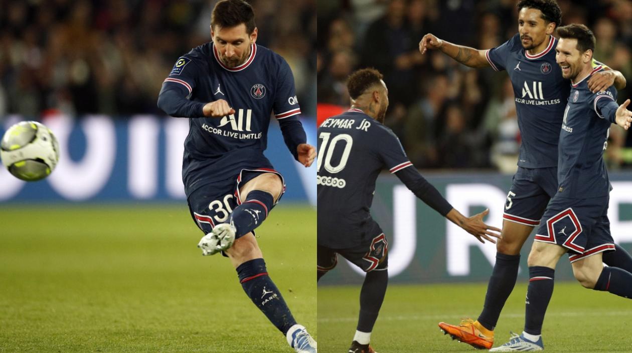 El argentino Lionel Messi dio un paso adelante tras ganar este sábado la Ligue 1.