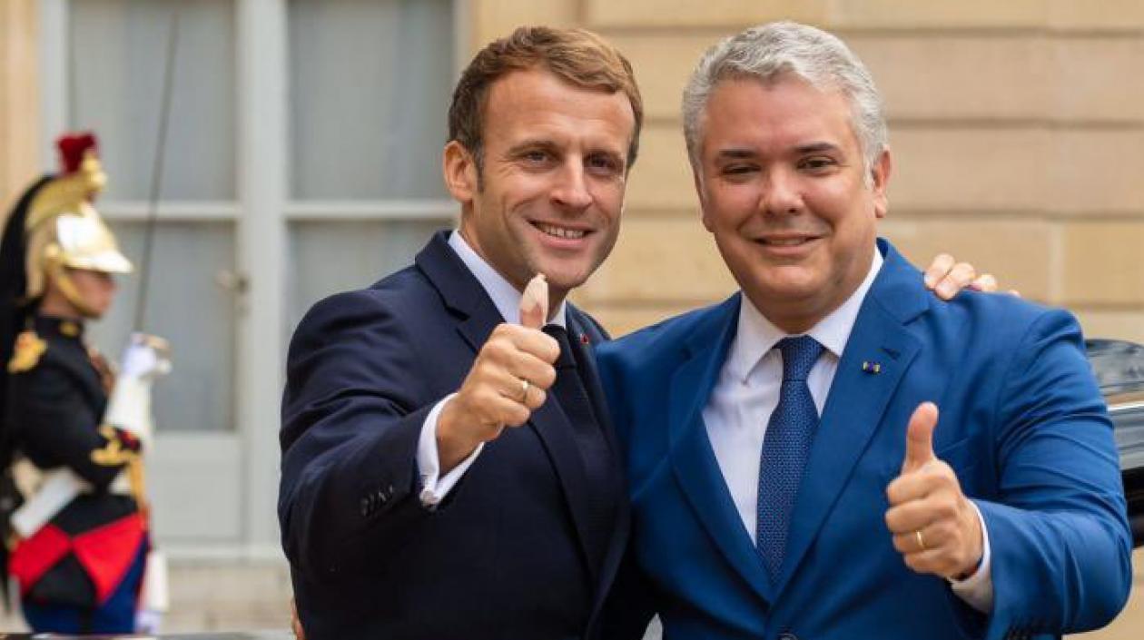 Duque felicita a Macron por su reelección