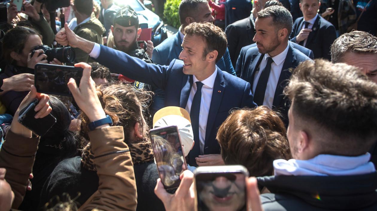 Emmanuel Macron, Presidente reelecto de Francia.