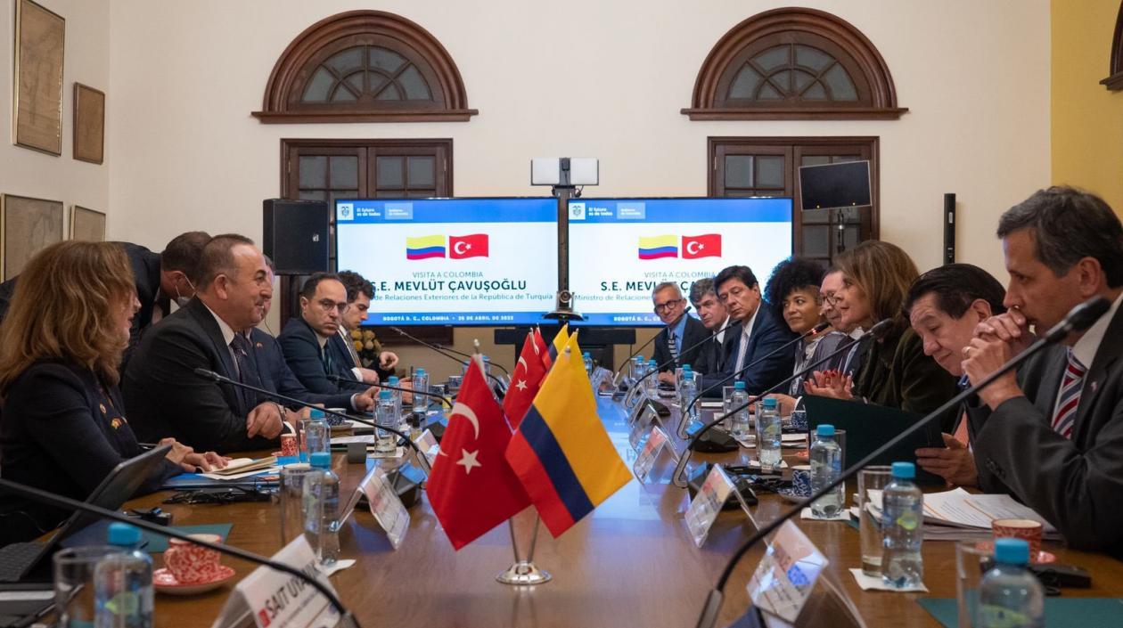 Reunión entre Colombia y Turquía.