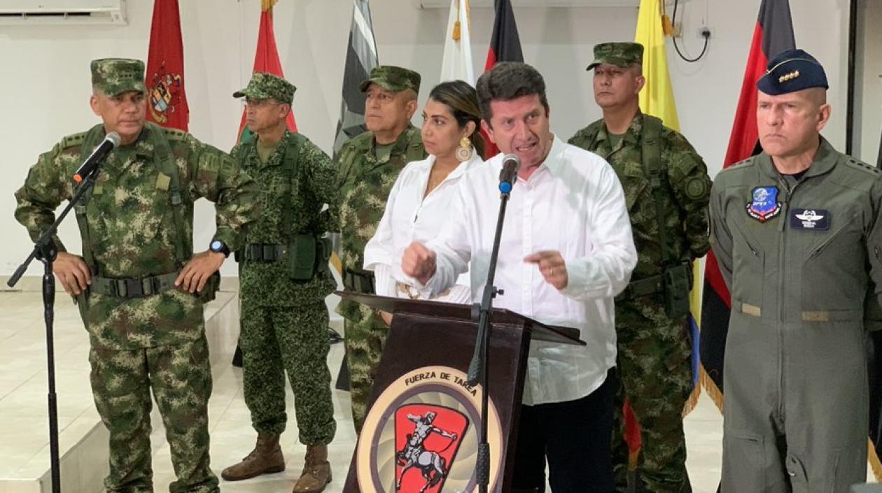 Ministro de Defensa, Diego Molano, dio a conocer detalles del operativo.