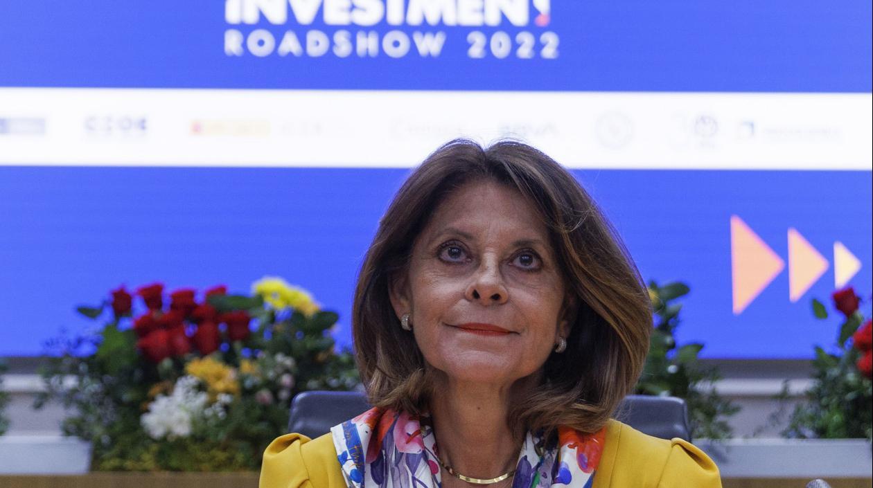 La vicepresidenta de Colombia, Marta Lucía Ramírez.