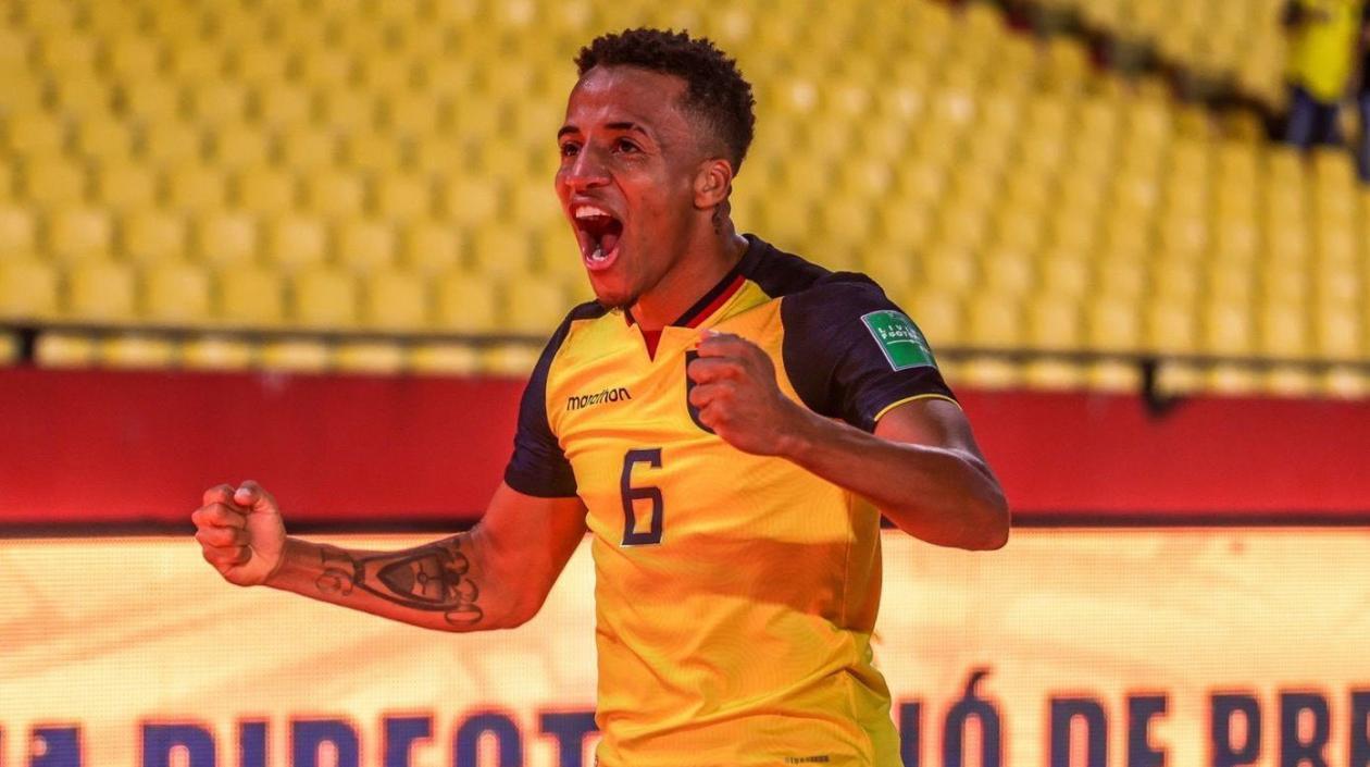 Byron Castillo, jugador ecuatoriano acusado de falsa nacionalidad. 