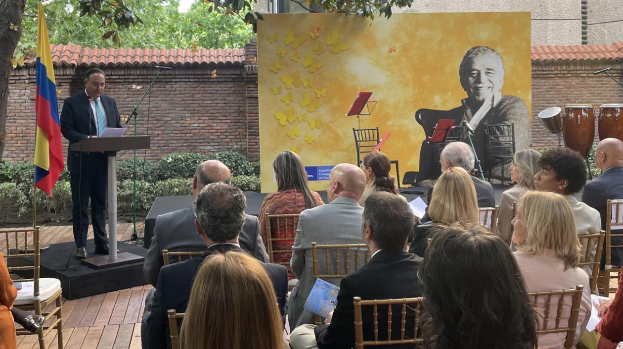 La embajada de Colombia en España celebró este miércoles los 40 años de la concesión del premio Nobel a Gabriel García Márquez.