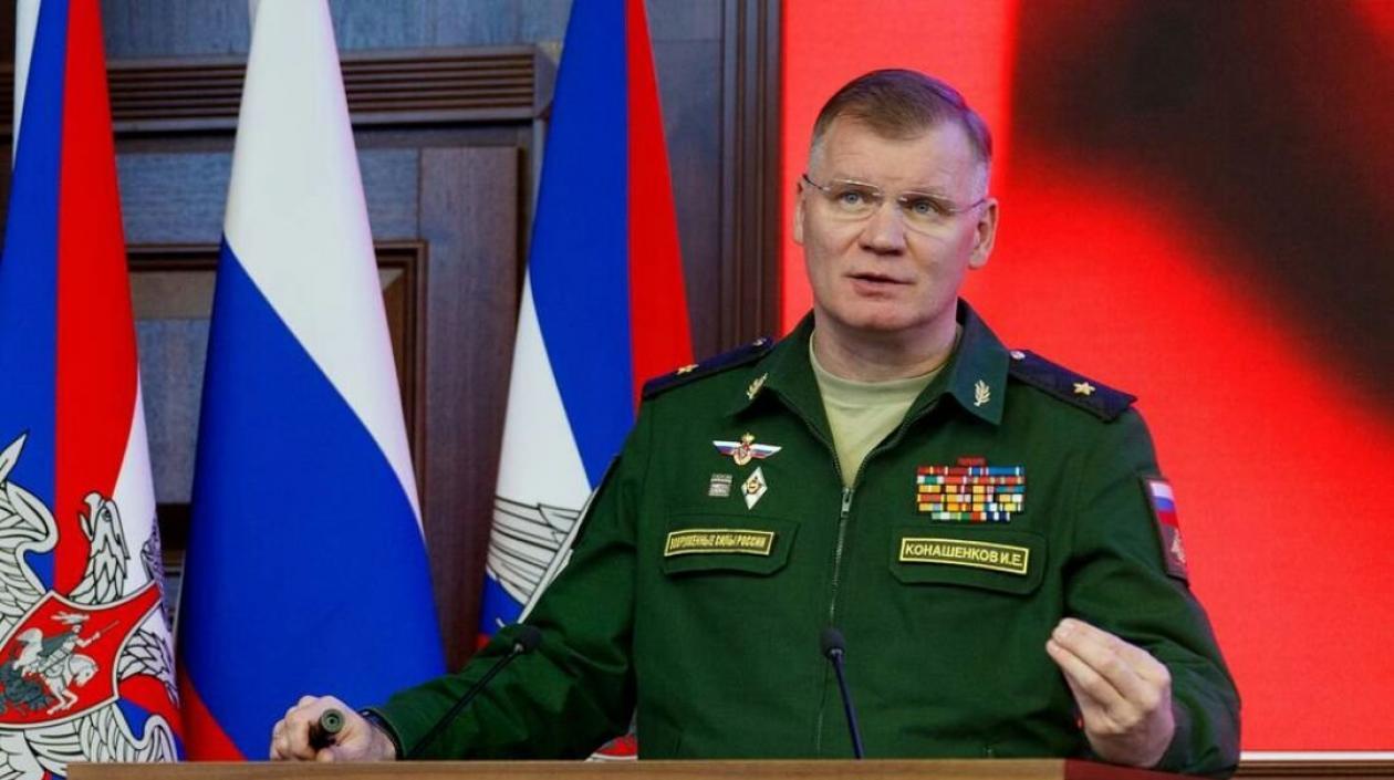 Portavoz del Ministerio ruso de Defensa, Ígor Konashénkov.
