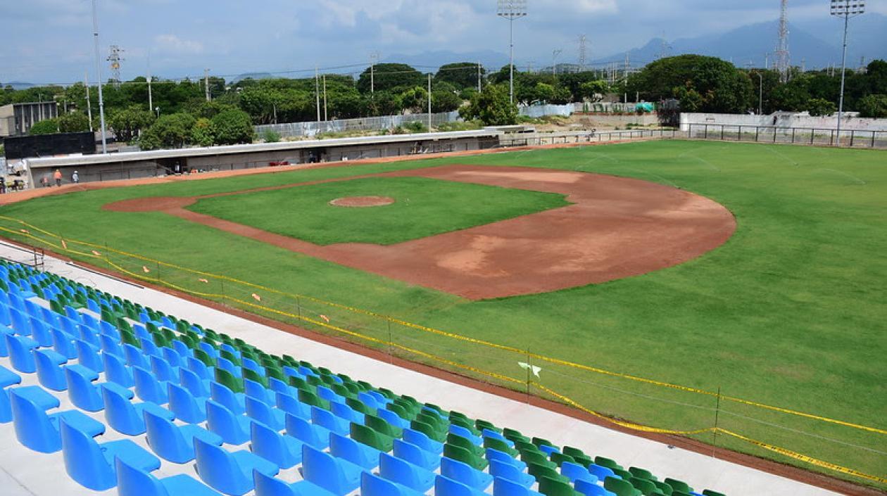 Estadio de béisbol de Valledupar. 