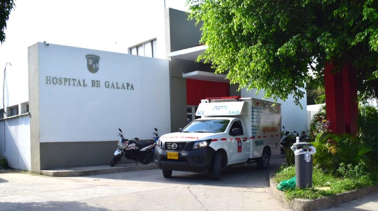 El herido fue llevado al Hospital de Galapa. 