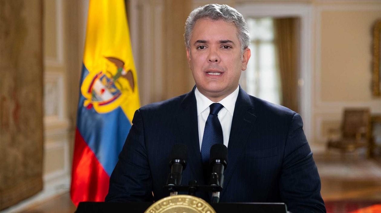 Iván Duque, presidente de Colombia. 