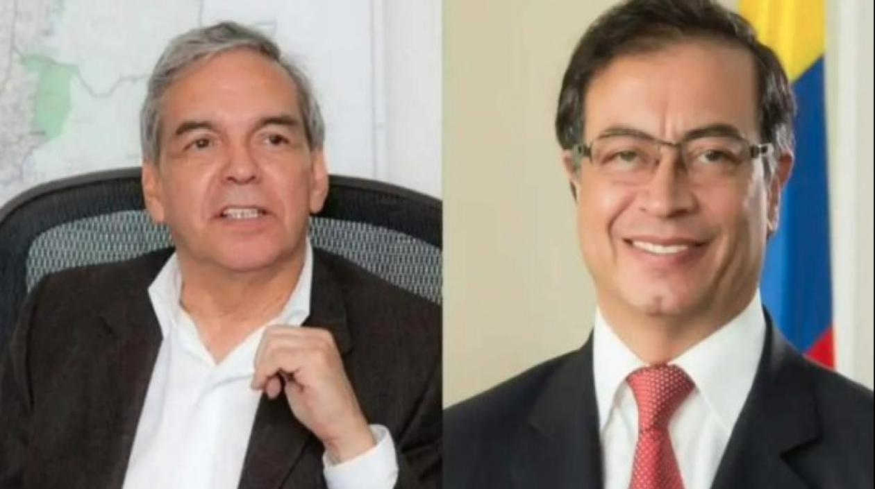 Ricardo Bonilla y Gustavo Petro.