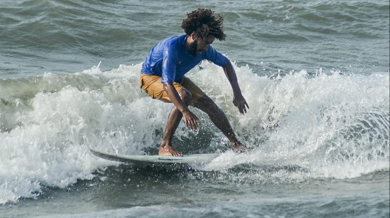El surf es uno de los deportes bandera del Atlántico. 