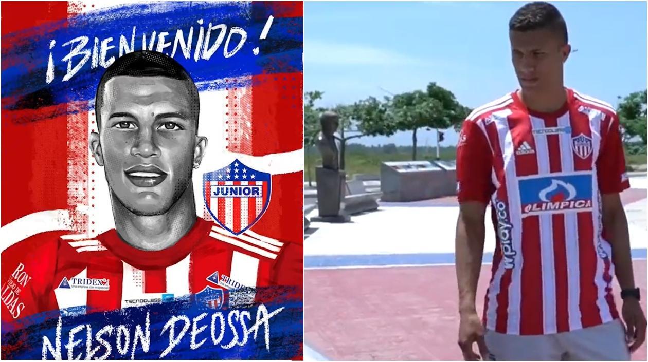Nelson Deossa, nuevo jugador de Junior. 