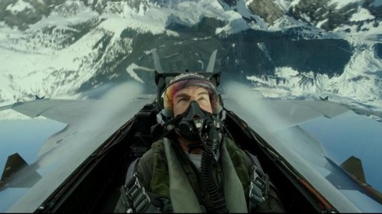 Tom Cruise en una escena de “Top Gun: Maverick” .