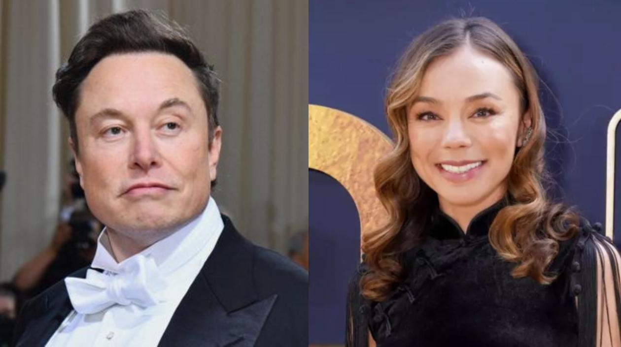 Elon Musk y Nicole Shbahan.