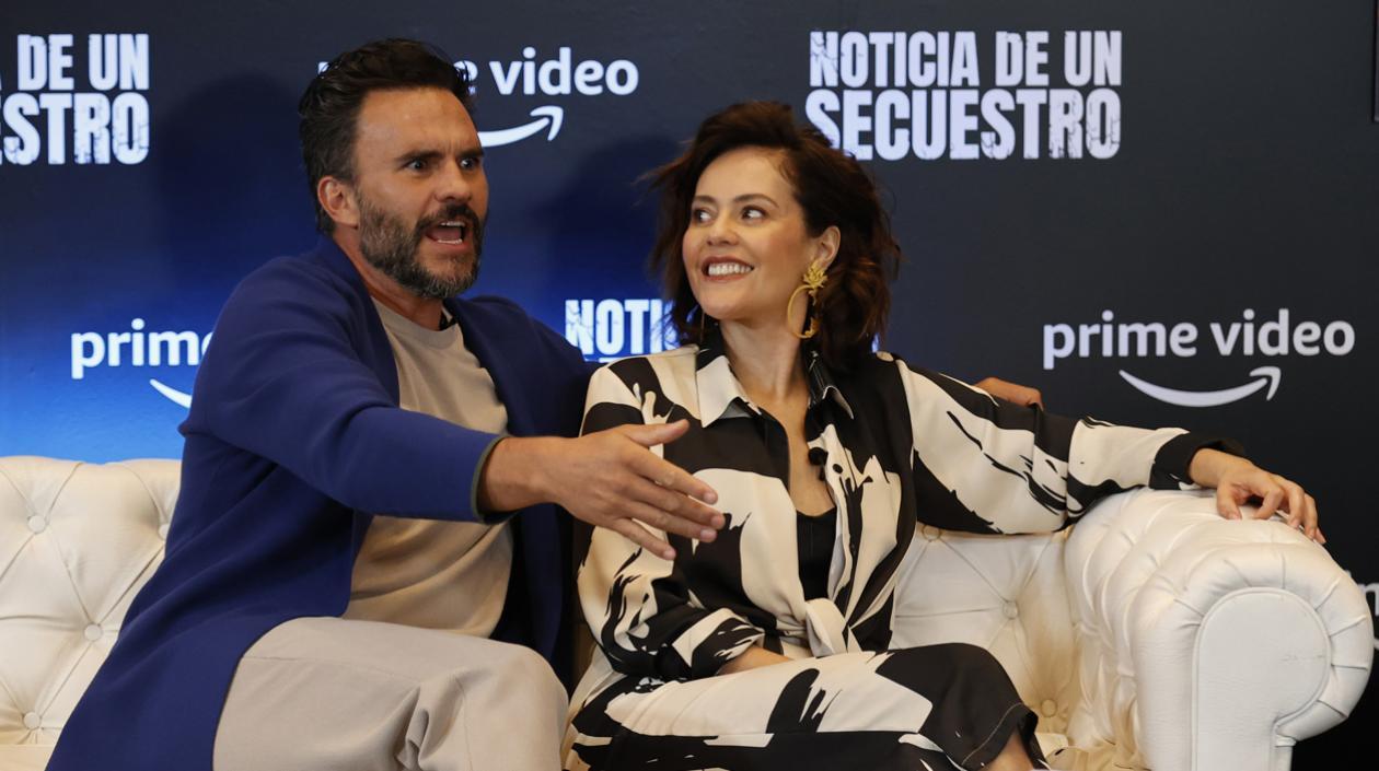Los actores colombianos Juan Pablo Raba y Cristina Umaña.