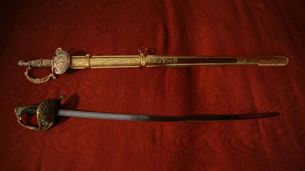 Espada del Libertador Simón Bolívar. 