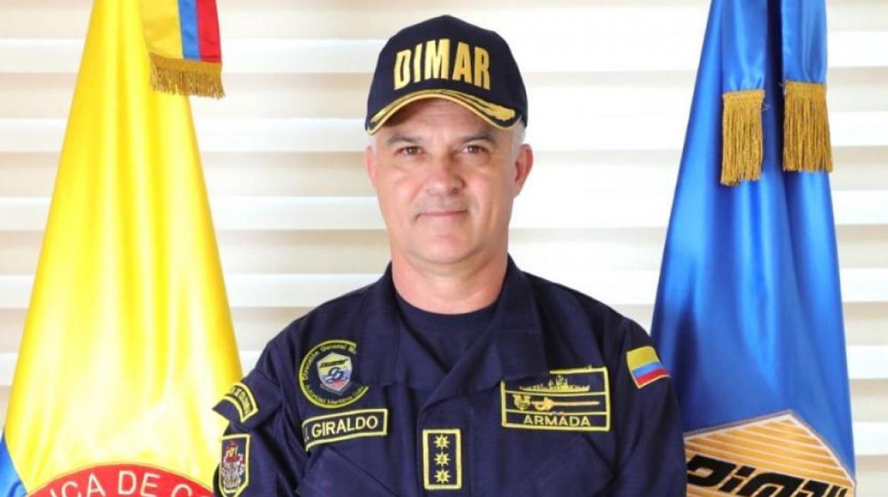 Vicealmirante John Fabio Giraldo Gallo, Director General de la Dimar.