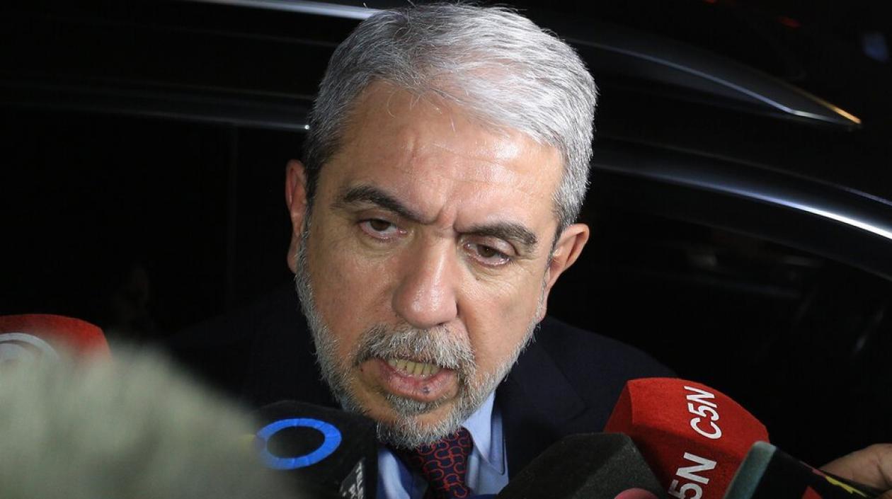 El ministro argentino de Seguridad, Aníbal Fernández.
