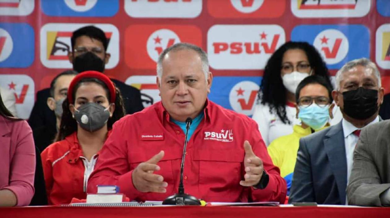 El líder chavista Diosdado Cabello.