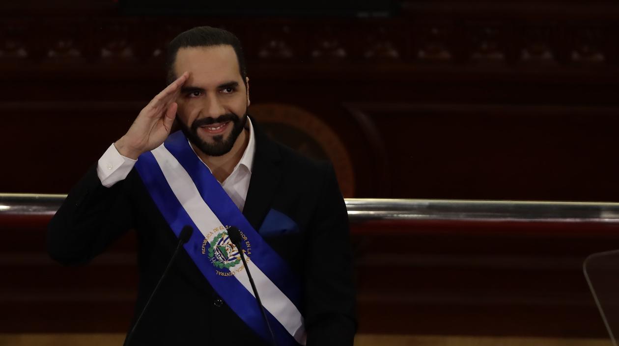 El Presidente de El Salvador, Nayib Bukele.