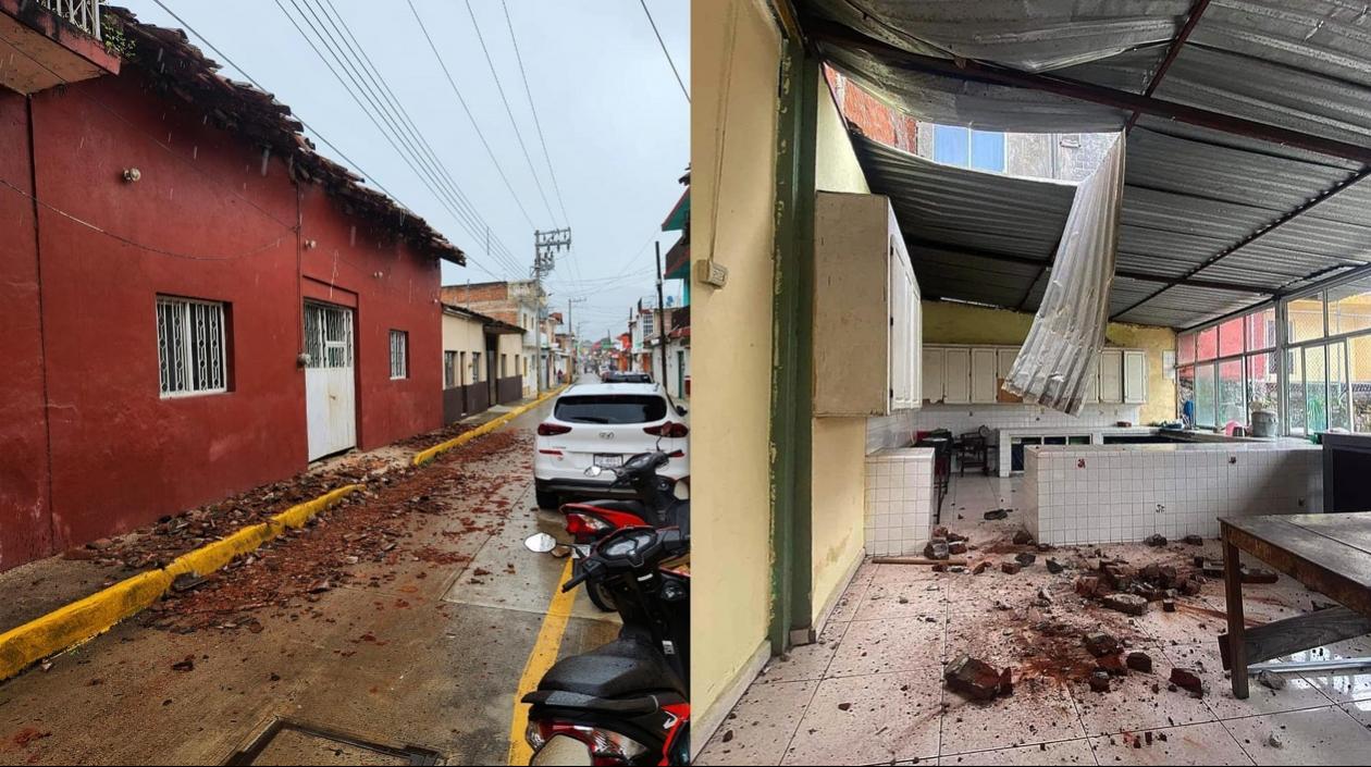 Primeras imágenes tras el terremoto en México. 