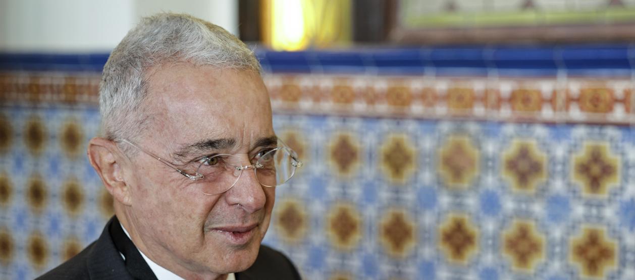 El expresidente de Colombia Álvaro Uribe.