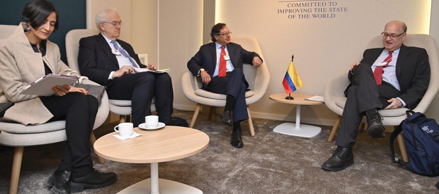Encuentro bilateral del Presidente Petro con el Presidente del BID, Ilan Goldfajn.