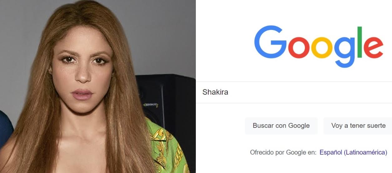 Shakira, la más buscada en Google del 9 al 13 de enero.