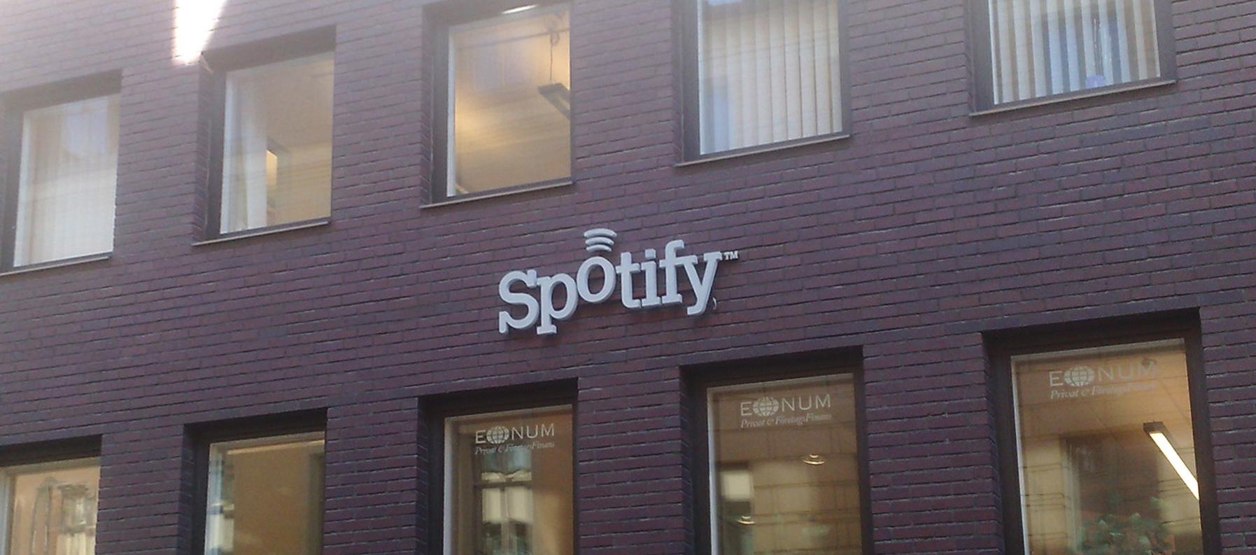 Sede de Spotify en Estocolmo, Suecia.