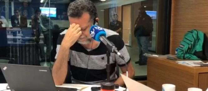 El padre Alberto Linero en el 2018 cuando anunció su retiro entre lágrimas.