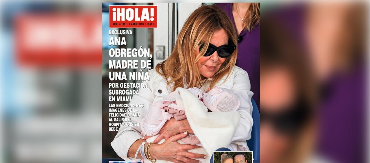 Portada de la Revista Hola en la que aparece la actriz y empresaria Ana Obregón, de 68 años