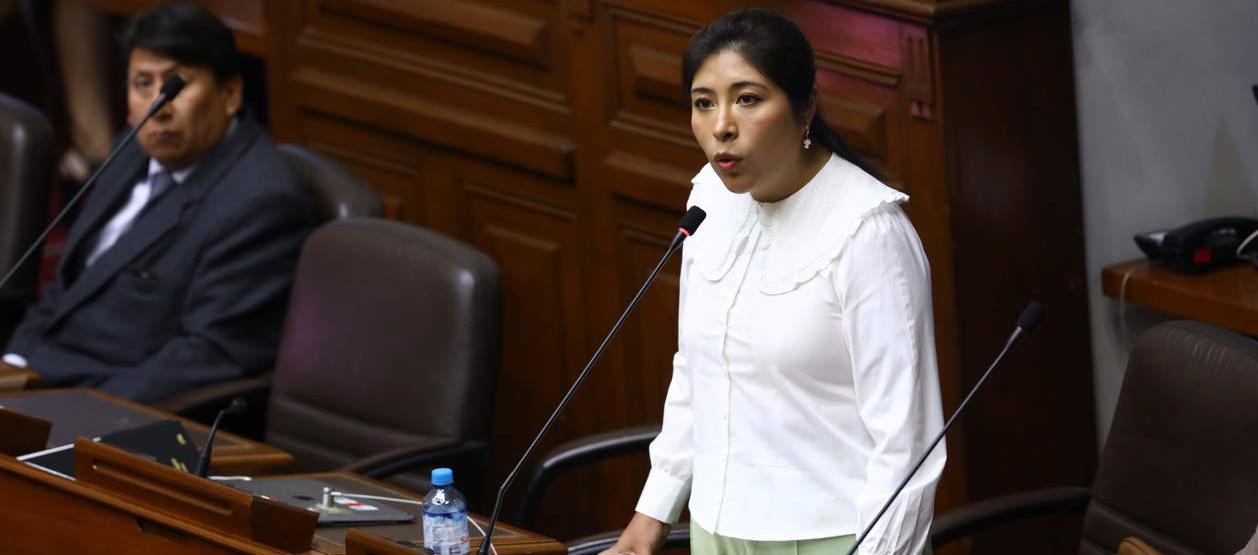 La ex primera ministra de Perú Betssy Chávez.