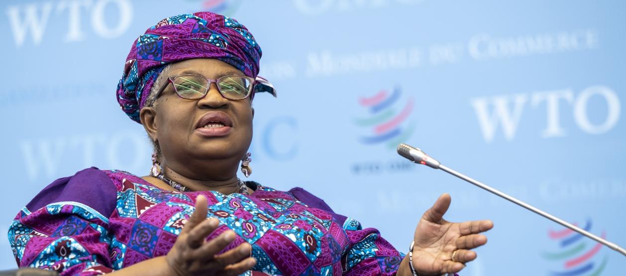  Directora general de la OMC, Ngozi Okonjo-Iweala.