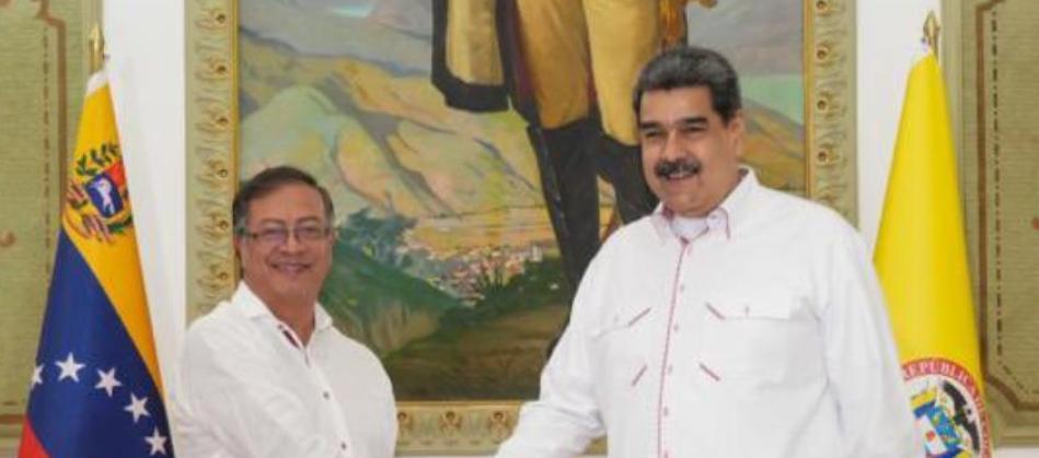 Encuentro entre Petro y Maduro
