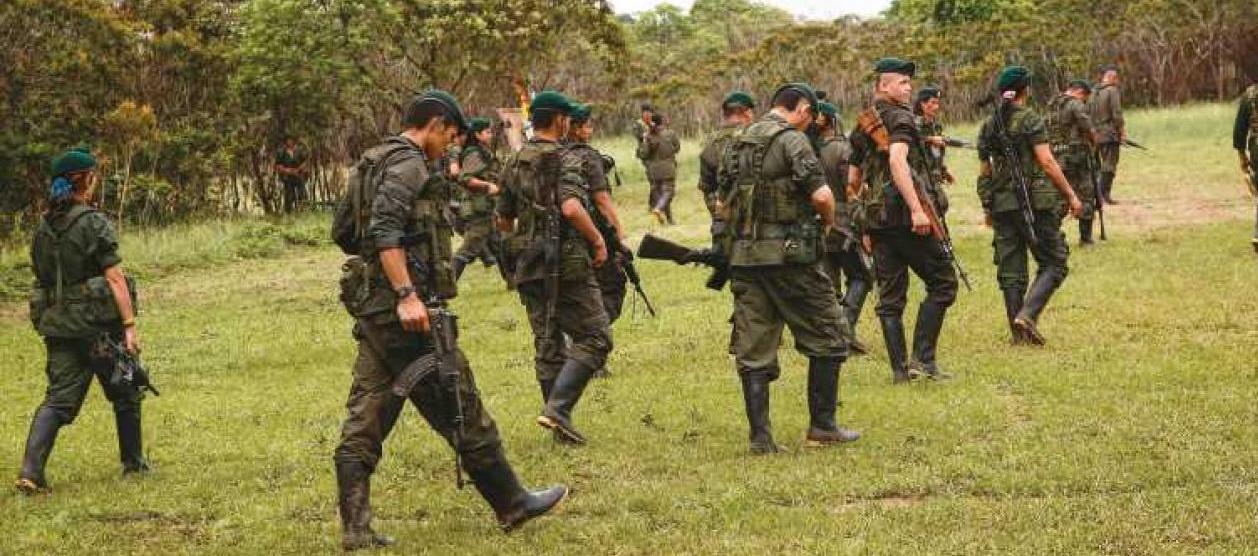 Imagen de disidencias de las FARC.