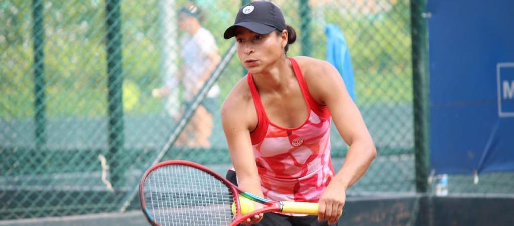 La tenista María Fernanda Herazo, 'Atleta apoyada' de Indeportes Atlántico.