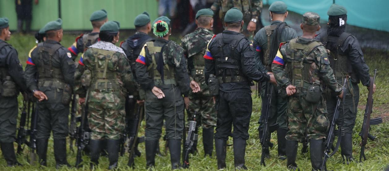 Comandantes guerrilleros de la disidencia de las FARC