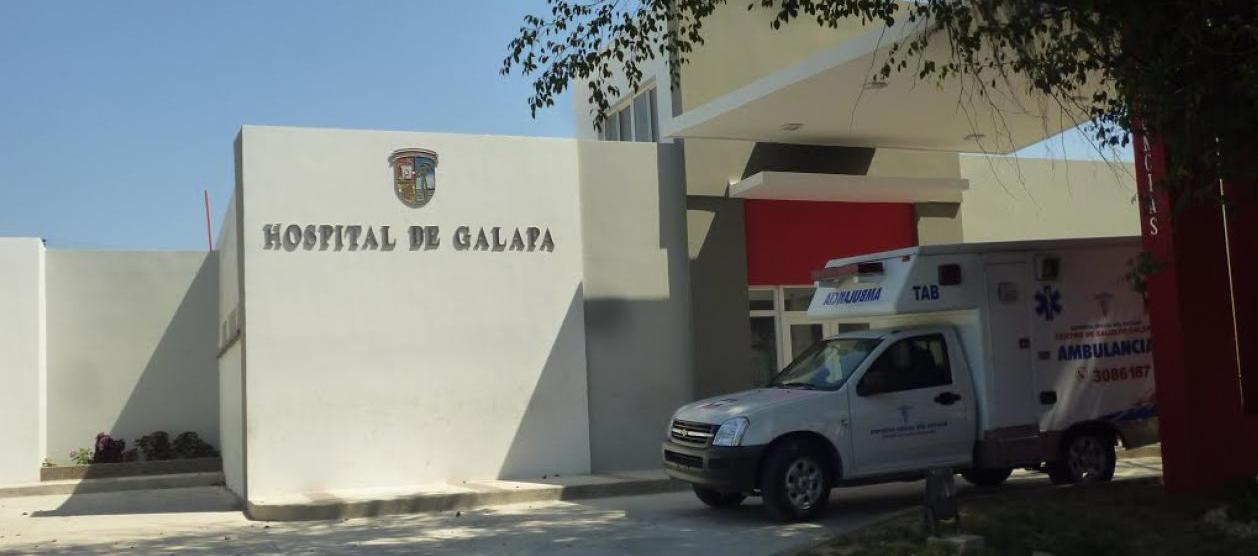 La adolescente herida fue llevada al Hospital de Galapa. 