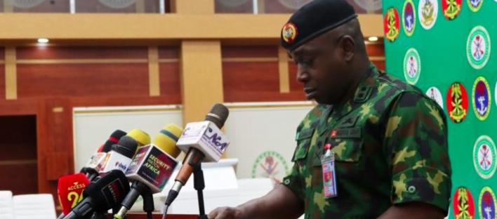 Mayor general Musa Danmadami, de Fuerzas Armadas de Nigeria