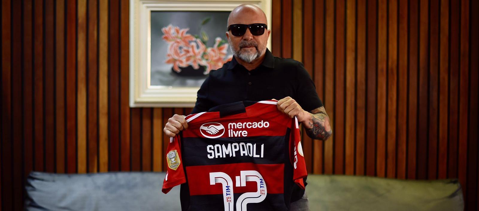 Jorge Sampaoli firmó hasta diciembre de 2024 con Flamengo. 