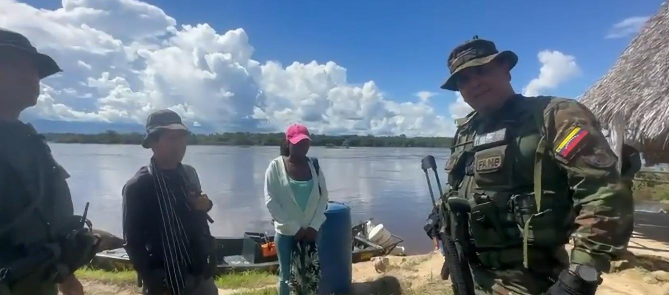 Dos colombianos capturados en Venezuela