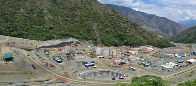 Imagen de la mina de Buriticá.