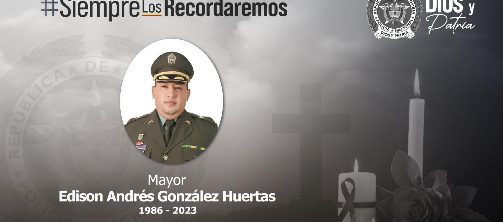 Mayor General Édinson González, asesinado