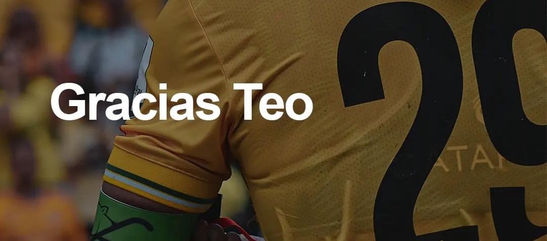 La imagen de Teo con la que Atlético Bucaramanga anunció la terminación del contrato