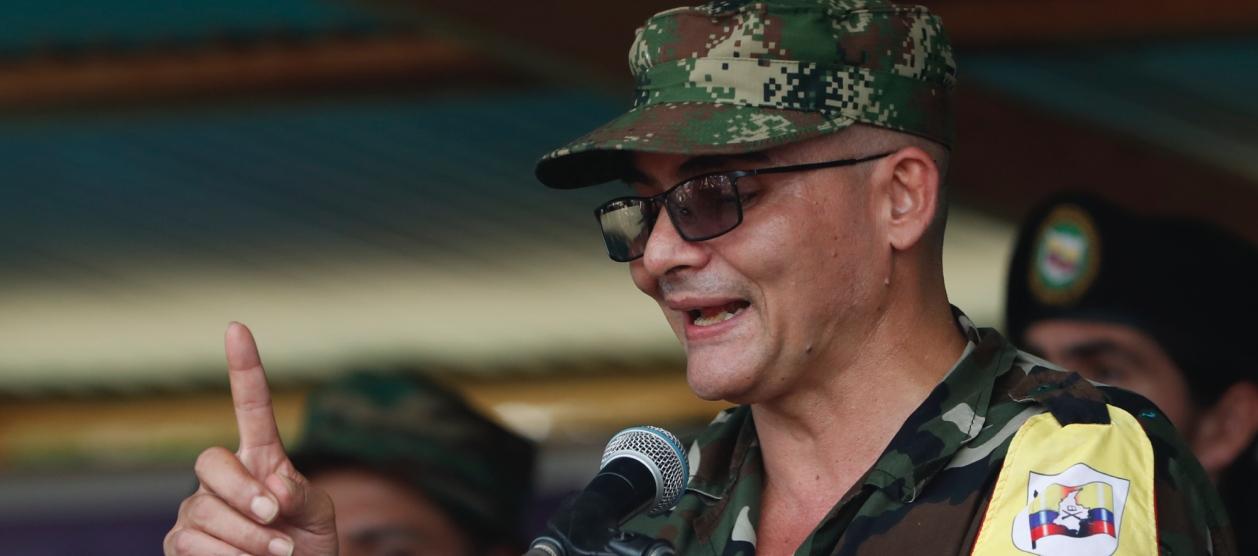 Alias 'Iván Mordisco', comandante de las disidencias de las FARC.